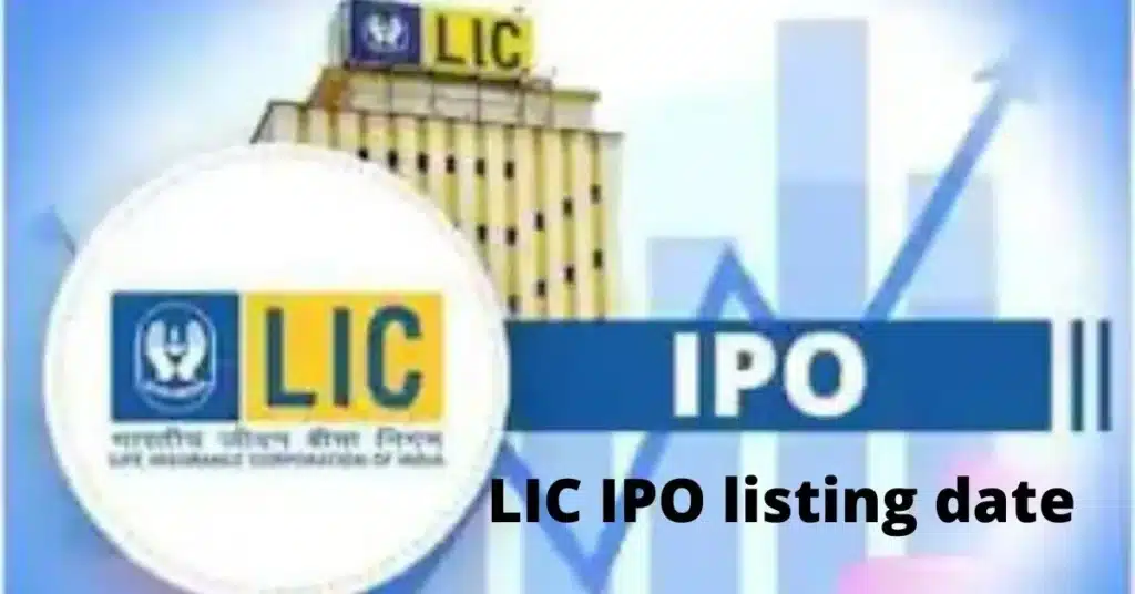 LIC IPO listing date