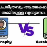 Difference Between Biography and Autobiography in Malayalam